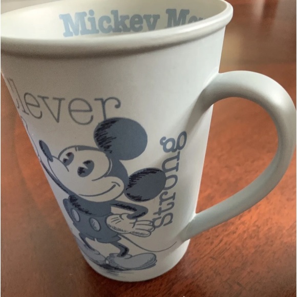 2 Walt Disney World Minnie & Mickey Mouse Coffee Mugs Adjectives Smart Sweet - Picture 4 of 8